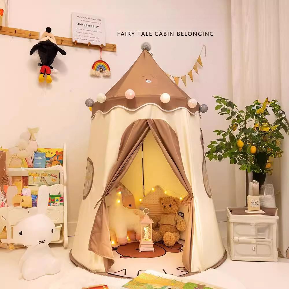 Children's Indoor Tent Treasure Game House Princess Castle Yurt House