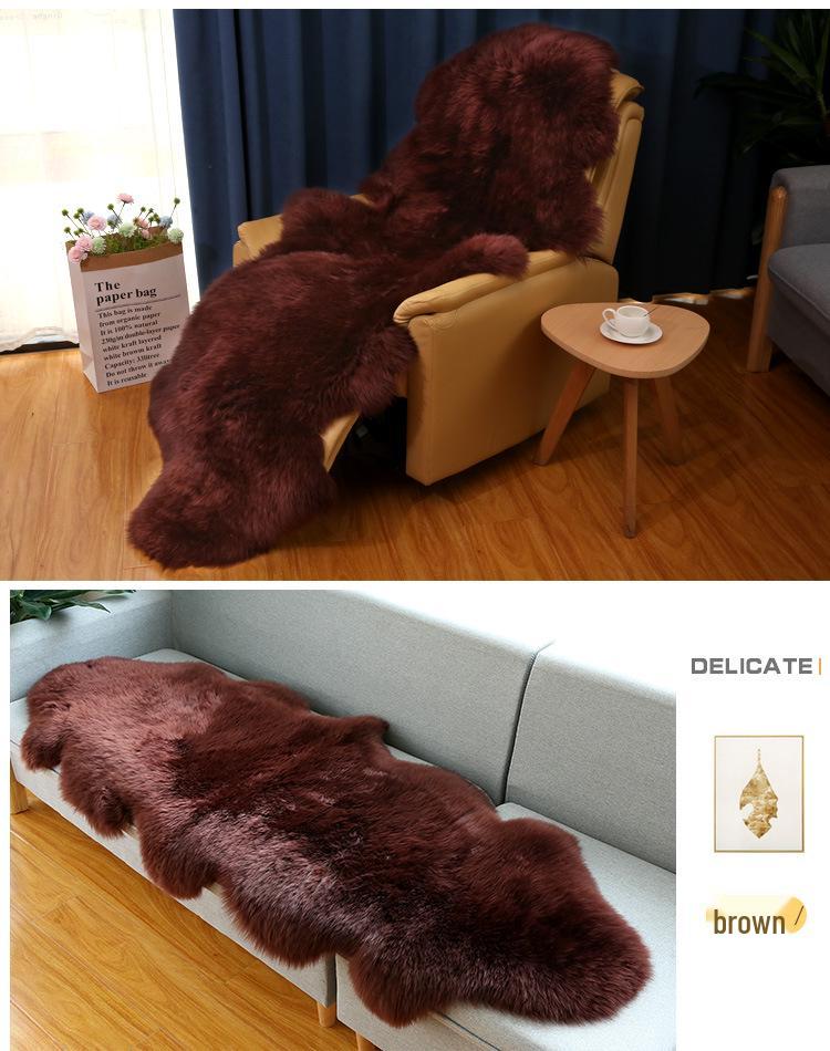 Sheepskin Wool Sofa & Bay Window Cushion Mat