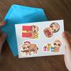 50 шт. Милые наклейки с ленивцами для бутылки с водой, телефона, ноутбука, DIY наклейка, мультяшная, скрапбукинг, канцелярские товары