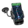 Автомобильный держатель для смартфона до 6.8'' на лобовое стекло - черный