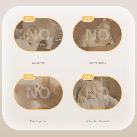 3-in-1 Hide And Seek Cat Toy Interactive Automatic Play Toy with Butterfly Wand And Moving Concealed Feather Kitten Exercise Hunting Game for Indoor