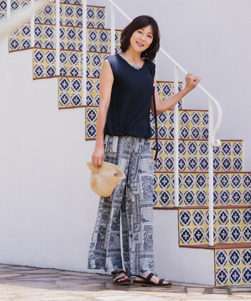 Wacoal Swimwear Пуловер без рукавов от Risako Тонкий и легкий топ SDY352 KO (Под руководством Миуры) [Коллаборация SPORTIFF] Женский V-образный вырез