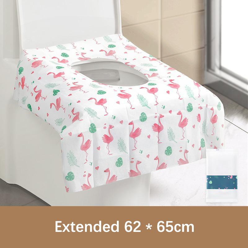 Одноразовые чехлы на сиденья унитаза, 7/10 шт., очень большие водонепроницаемые чехлы на сиденья унитаза для малышей и взрослых, переносные по отдельности