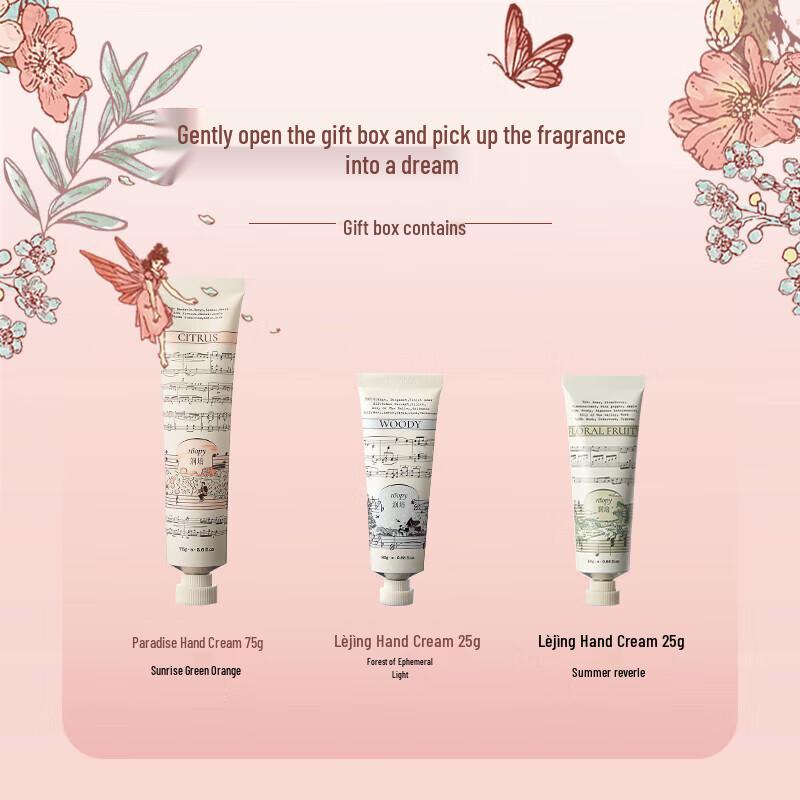 Runpei Enchanted Garden Fragrance Hand Cream Gift Set