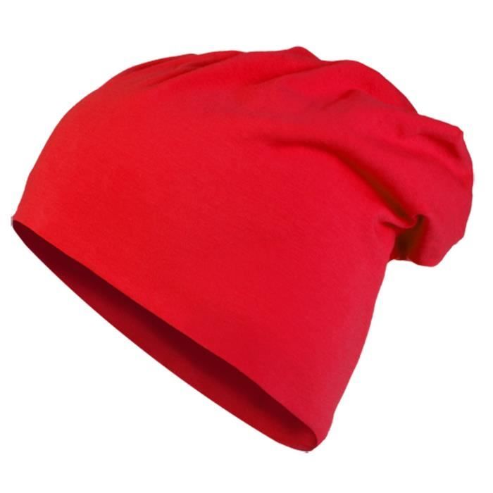MasterDis - Long Jersey Beanie Rouge
