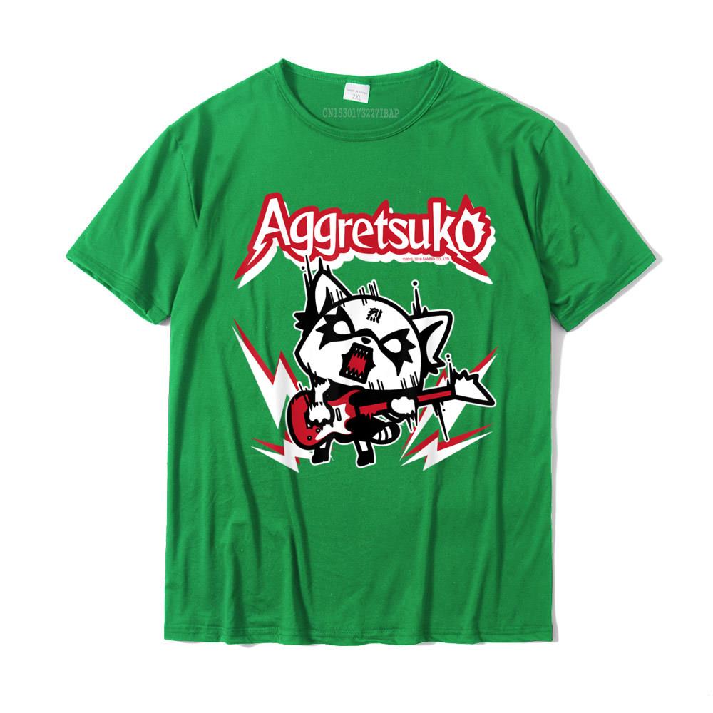 Aggretsuko Rocker Rage Tee Shirt Casual Custom Tops T Shirt New Design Cotton Unisex Top TShirts Plus Size