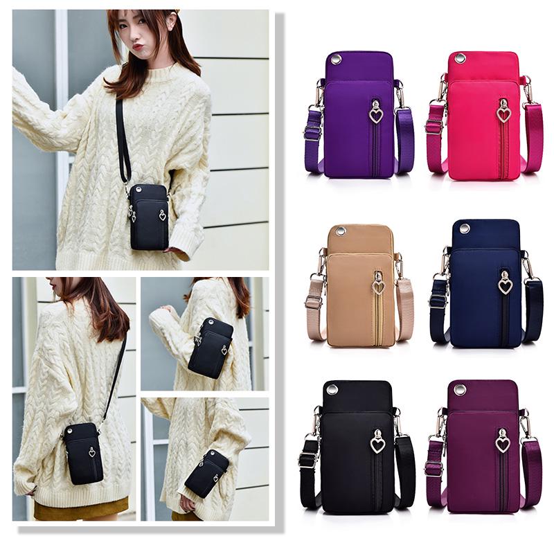 Unisex Women Men Crossbody Bag Waterproof Pocket Mobile Cell Phone Cash Mini Small Pouch Casual Shoulder Bag