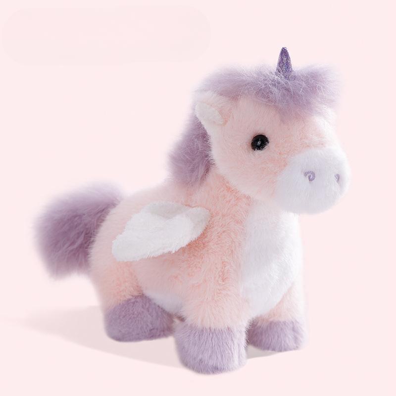 Милая однорогая кукла Пегас, креативная плюшевая игрушка, кукла-пони, подарок на день рождения для девочки