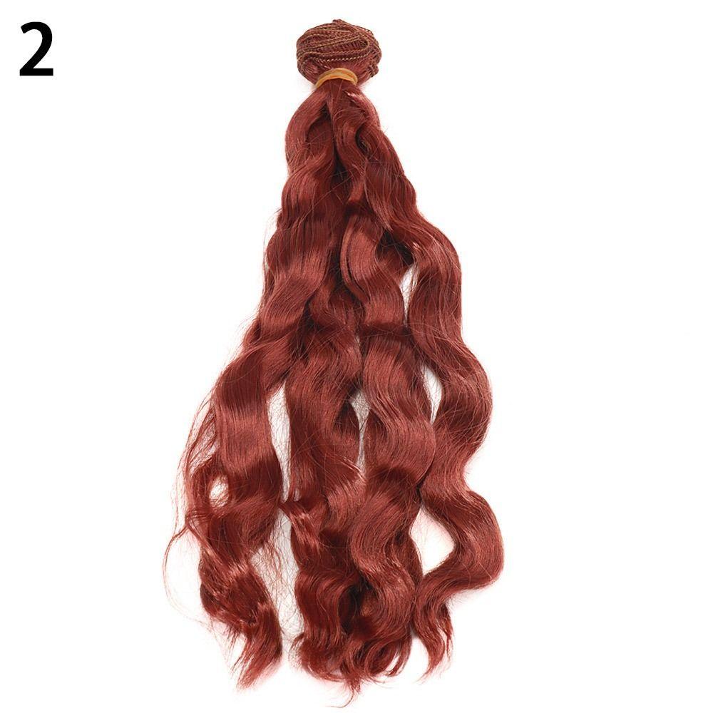 1PC Hot Synthetic Fiber 20cm Doll Wigs Wig Hair Long Straight DIY Dolls Accessories