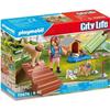 PLAYMOBIL 70676 Set Educatrice Et Chiens, City Life, Pour Enfant, Dès 4 Ans, 37 Pièces