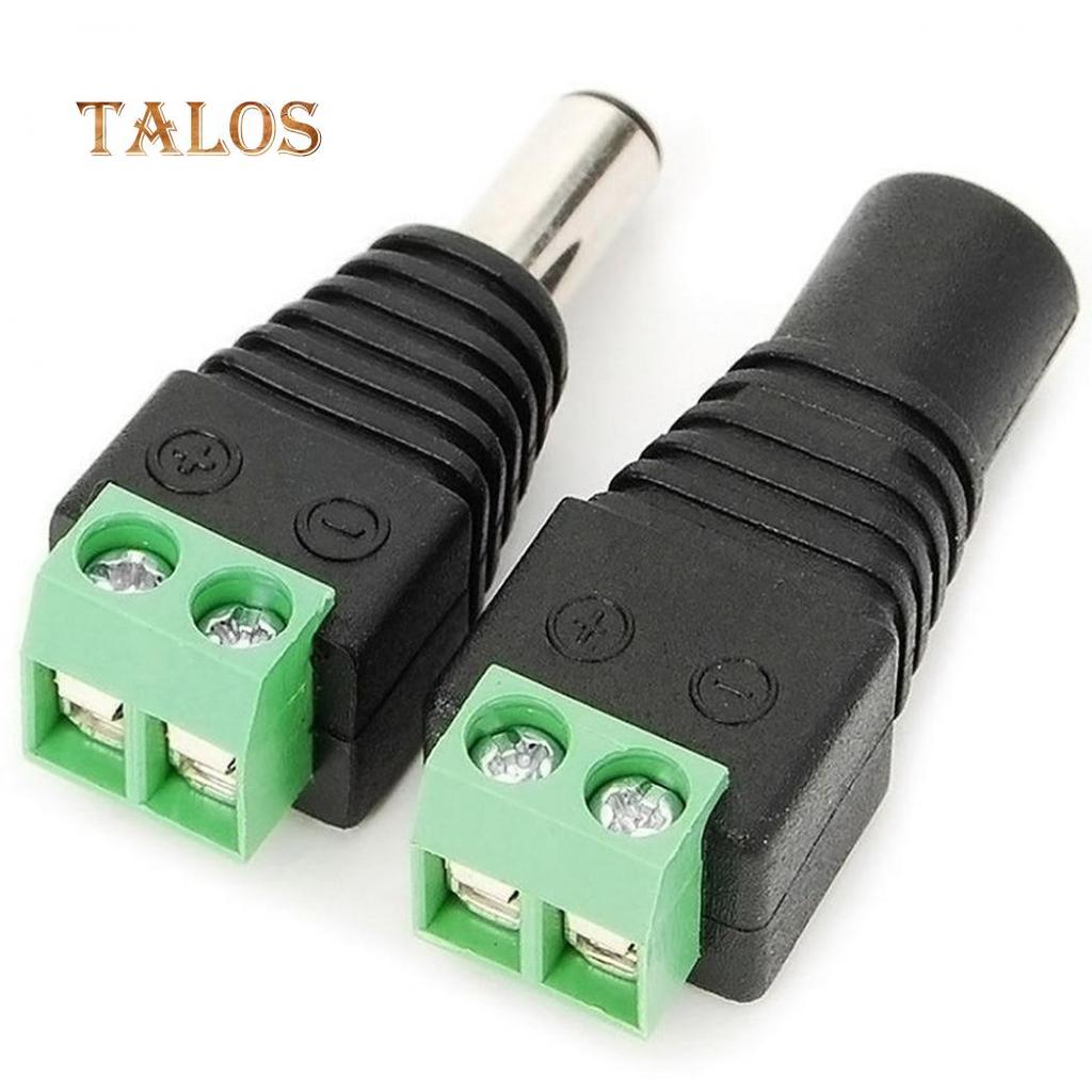 5 Pcs 12V DC Power Supply Plug Adapter Connector for 5050 3528 LED Strip Light Electronics