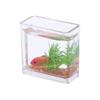 1Pc 1:12 Dollhouse Miniature Fish Tank Simulation Aquarium Home Decor Toy Doll House Accessories