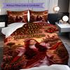 1PC Descendants pattern Bedding Quilt Set Quilt Cover Pillowcase Home Decoration Birthday Gift (1 * duvet cover + 2 * pillowcase, without core)