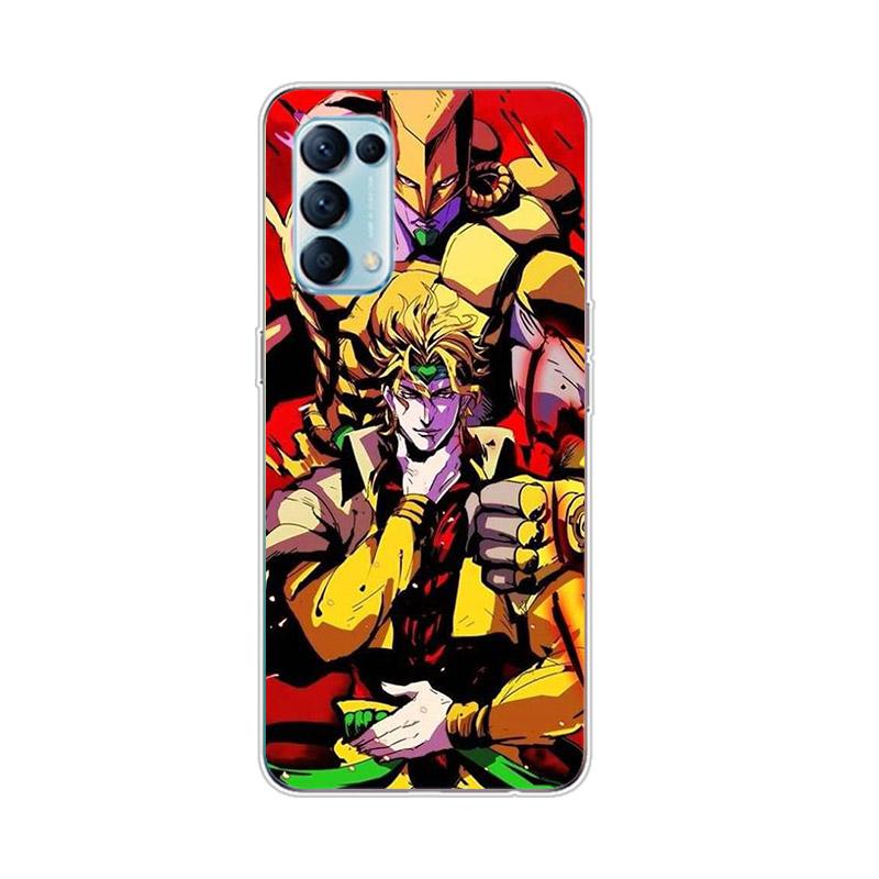 Jojo's Bizarre Adventure Jojo для OPPO Reno7 SE 6 5 ZF 4G 5G Find X2 X3 Neo Lite Pro Plus прозрачный мягкий чехол для телефона
