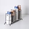 Dispenser 4 Stacks Lid Holder Kitchen Rack Drink Stand 100mm