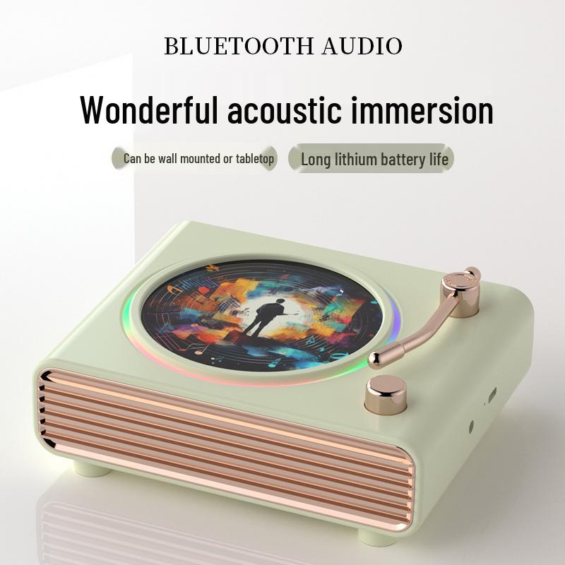Ретро Портативная Bluetooth Настольная Колонка - Компактный Аудио Подарок для Улицы