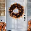 Хэллоуин передняя дверь венок висит гирлянда искусственный череп венок для стены Хэллоуин праздник