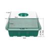 12 Holes Seed Starter Tray Plant Starter Kit and Base Mini Greenhouse Germination Kit for Seeds Growing Starting Seedling Tray