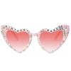 Bridal sunglasses BRIDE fashion rhinestone inlaid bride letters pearl peach heart bachelorette party sunglasses