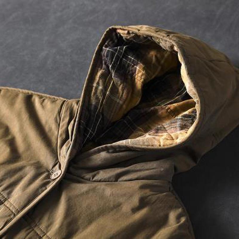 Женские винтажные парки с капюшоном, пальто на пуговицах, зимние, с длинным рукавом, с карманами, теплые аркасы