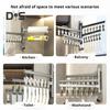 Folding Clothes Hanger Drying Rack 180-Degree Rotatable Strong Load-bearing Easy Install No Drilling Sock Organizer Clothes Hook