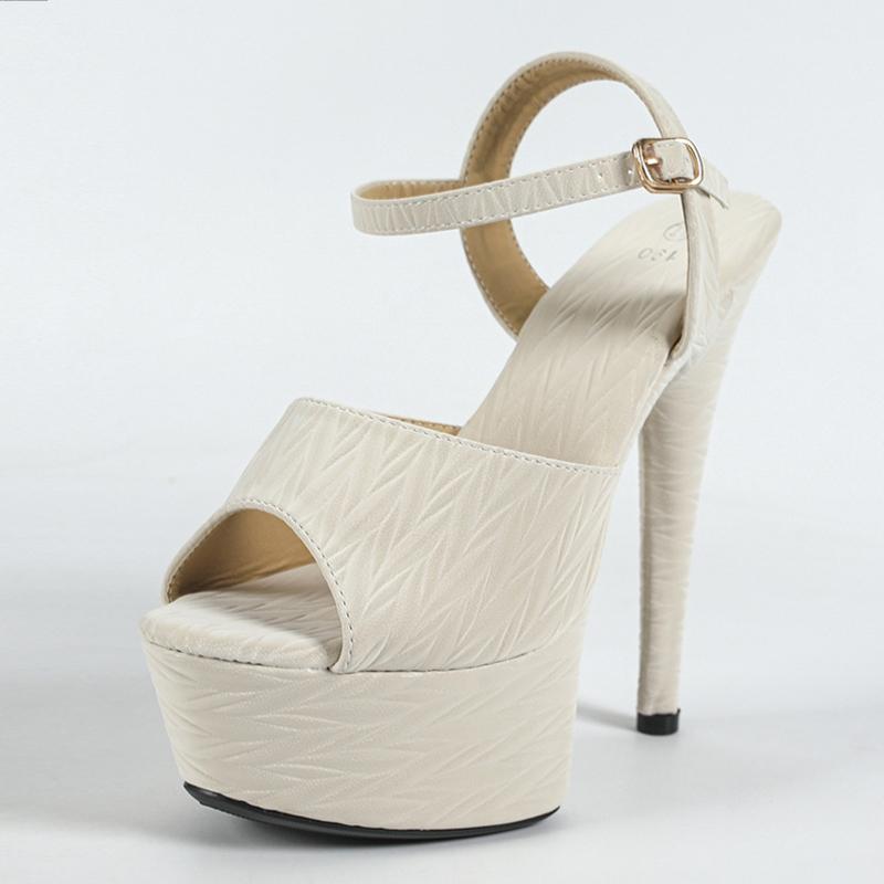 Liyke Модные лаконичные зеленые туфли для женщин 2025 Летние сексуальные босоножки на платформе с открытым носком и пряжкой на ремешке на высоком каблуке Zapatos Mujer