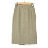 80s-90s Vintage /s / Tight Skirt [Women’s 5AP / XS / Beige](USED)