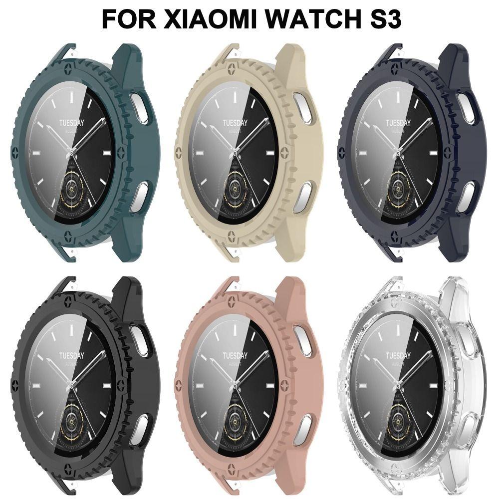 Закаленный защитный чехол для ПК, новая защита экрана для Xiaomi Watch S3 Smart Watch