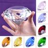 8 Colors Crystal Diamond Shaped Paperweight Decorative Cut Glass Giant Gemstone Wedding Office Desktop Ornament Birthday Gifts