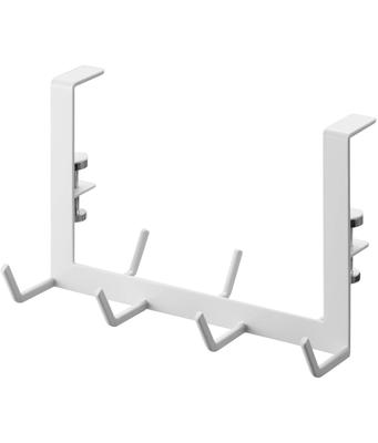 Yamazaki Tower Вытяжка W18 x D9 x Кухонный инструмент Просто закрепите на плите Номер продукта 1787 Крючки, 7 крючков, Белый, В11см, Крючки, Вытяжка,