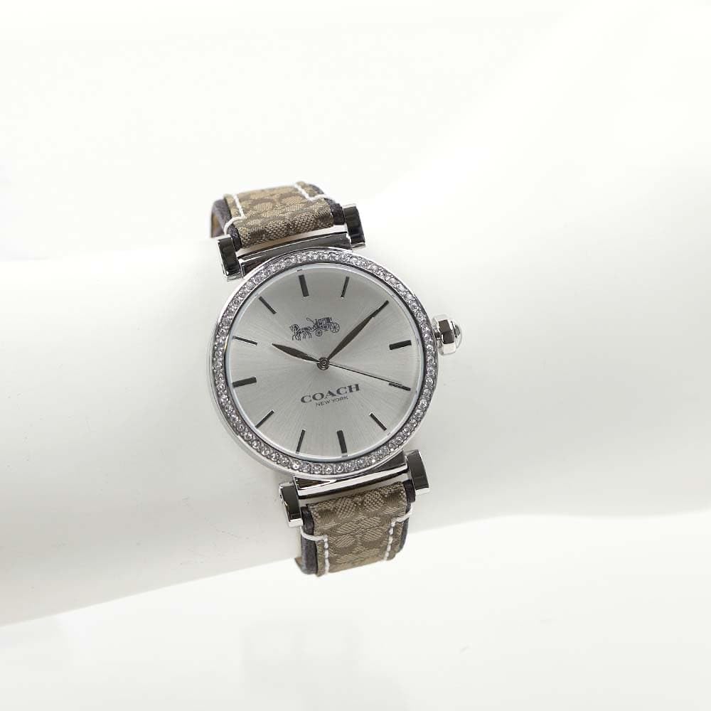 Часы Signature Brown Silver 14503549 [Coach] Женские [Товар]