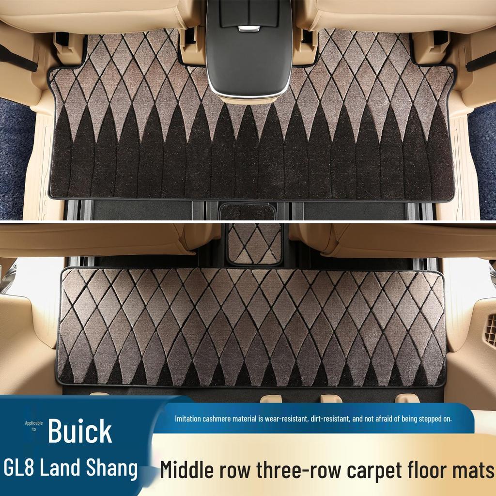 25 Buick GL8 Luxgen PHEV Middle Row Carpet Floor Mats - Interior Upgrade