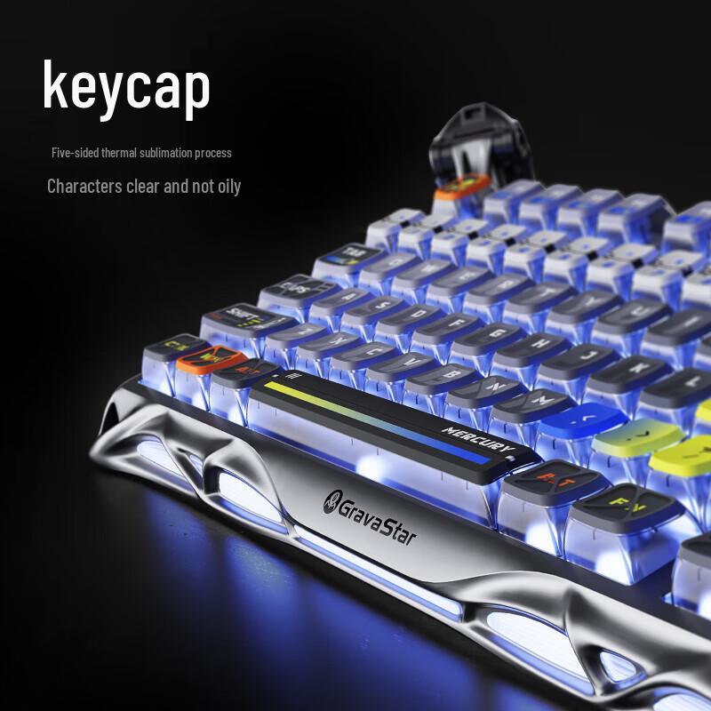GravaStar K1 PRO 75-Key Tri-Mode Gasket Mechanical Gaming Keyboard