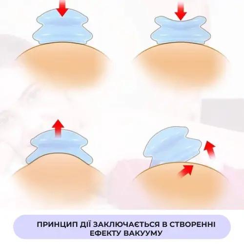 Набор резиновых банок Supretto для вакуумного массажа (8873)