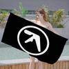A-Aphex Twin Микрофибра С принтом Пляжное полотенце Альпинизм Йога Пляж Плавание Бег Впитывающее Мягкое полотенце