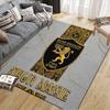 Custom Name Beitar Jerusalem Flannel Pattern Square Carpet,Area Rug,Carpet Rug for Living Room Bedroom Sofa Playroom Decor,Non-slip Floor Mat