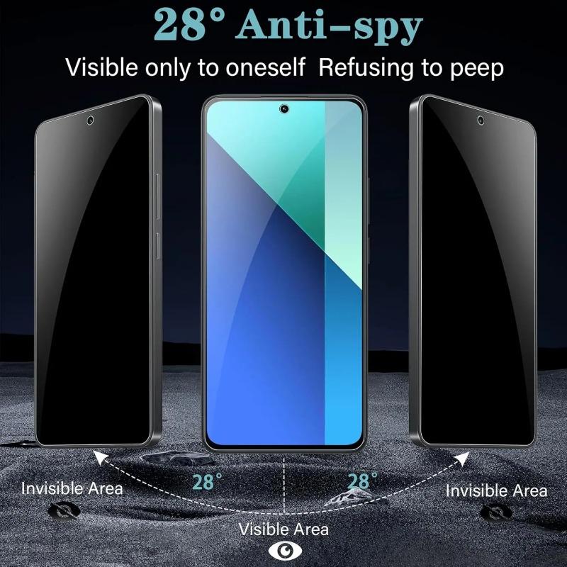 Для Xiaomi Redmi 12 Privacy membrane Anti Spy Screen Protector Privacy Glass Film