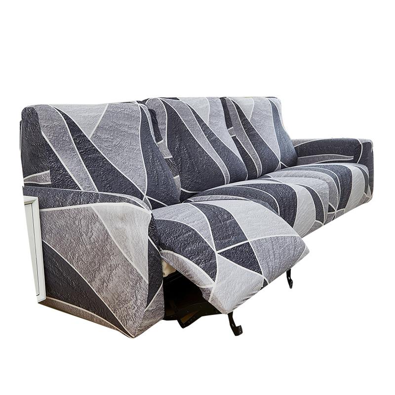 1/2/3 Seats Stretch Floral Recliner Cover Split Relax All-Inclusive Chair Cover Lounger Couch Sofa Armchair Slipcovers