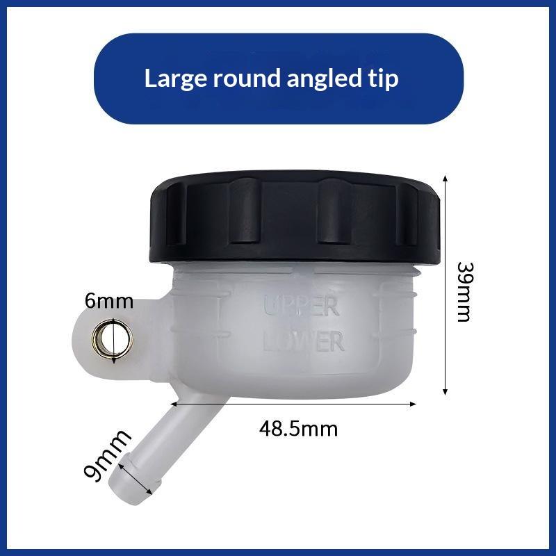 Motorcycle Master Cylinder Brake Oil Cup Lightweight Universal Fit Foot Lever Brake Oil Tank for Cruiser Sports Motorbike