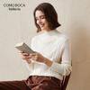 Komou Boca Women's Thickened Cashmere Half-Turtleneck Sweater