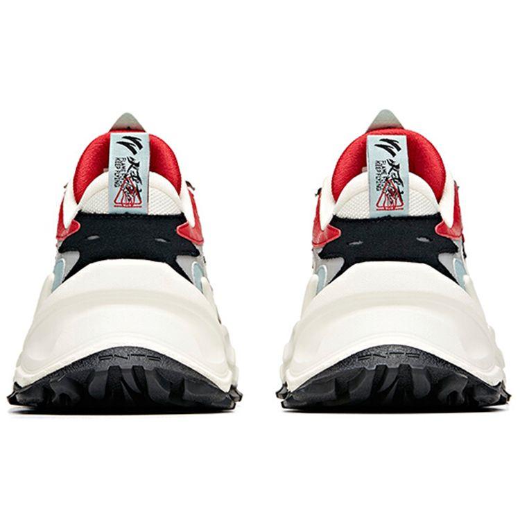 Anta Hot Life Series Casual Breathable Low-Top Dad Shoes Men Sneakers Red White 912028880-3