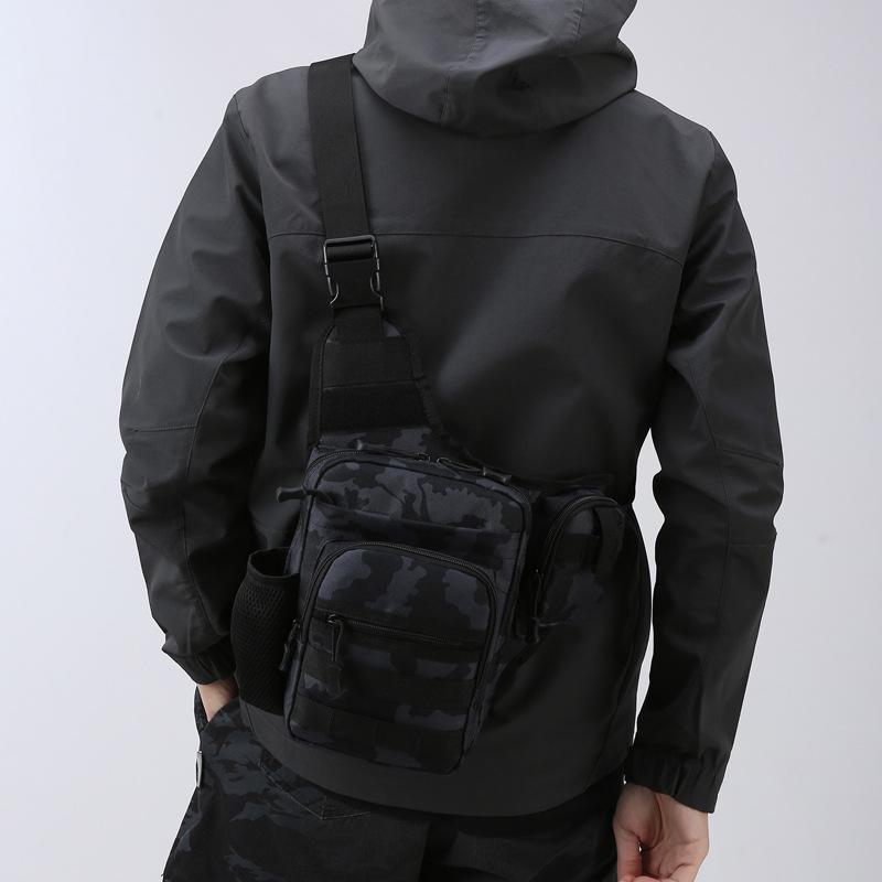 Мужская легкая брызгозащищенная велосипедная сумка через плечо для использования на открытом воздухе