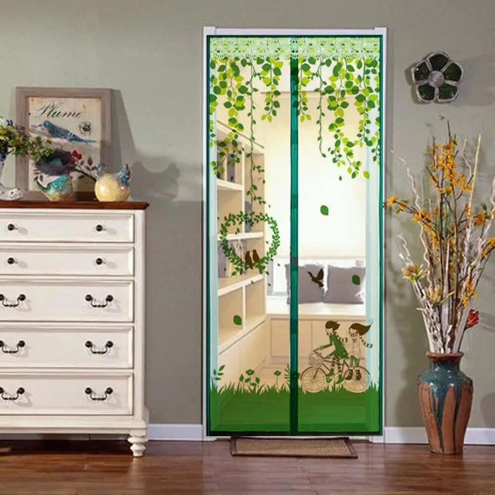 90*210 см/100*210 см летняя магнитная сетчатая сетка против комаров, насекомых, мух, насекомых, занавеска с автоматическим закрытием, дверная ширма, кухонная занавеска