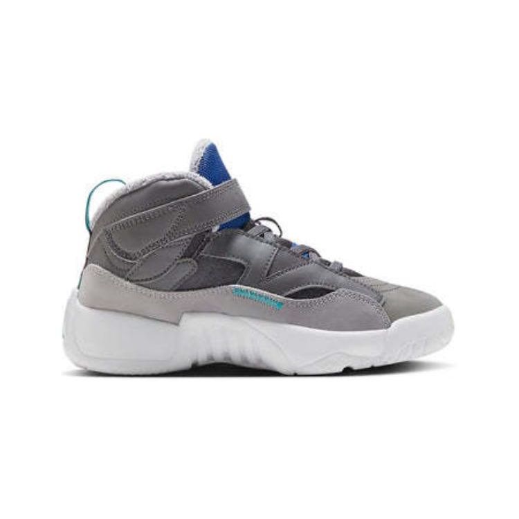 Jordan Jumpman Two Trey Удобные Универсальные Нескользящие Амортизирующие Поддерживающие Высокие Детские Баскетбольные Кроссовки Детские баскетбольные кроссовки DQ8432-005