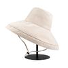 Summer Cotton Wide Brim Hat For Women Outdoor Fishing Sun Protection Gear