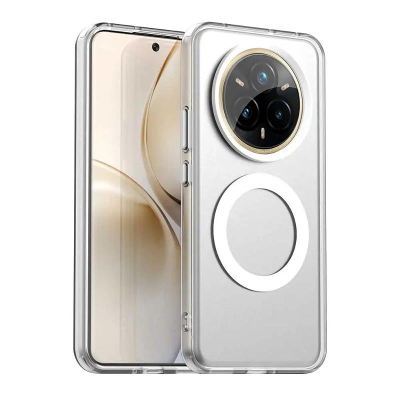 Для Realme 14 Pro Plus 14Pro Магнитный чехол для беспроводной зарядки Magsafe для Realme14 Pro 14 Pro+ Candy PC + TPU противоударный бампер