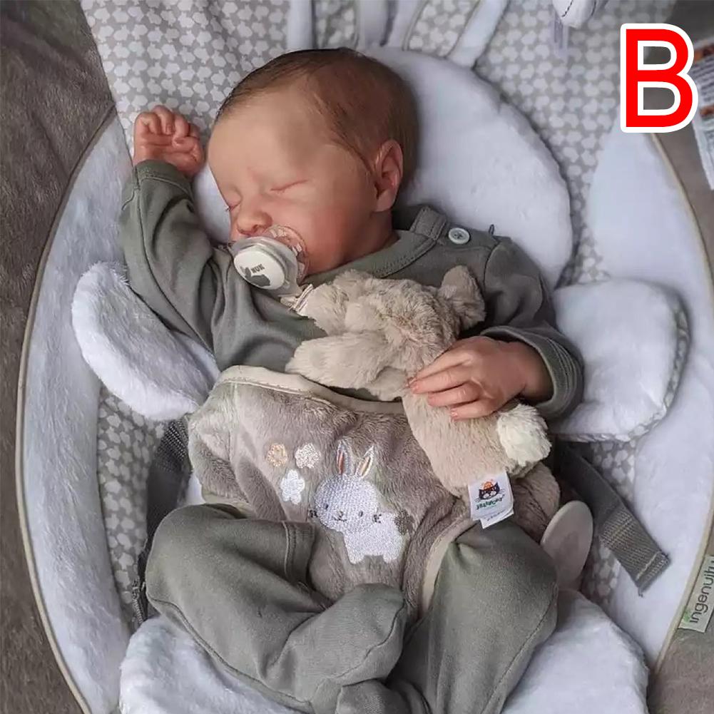 18in Real Life Dolls Lifelike Girl Full Body Vinyl Soft Whole Body Silicone Doll S7E0