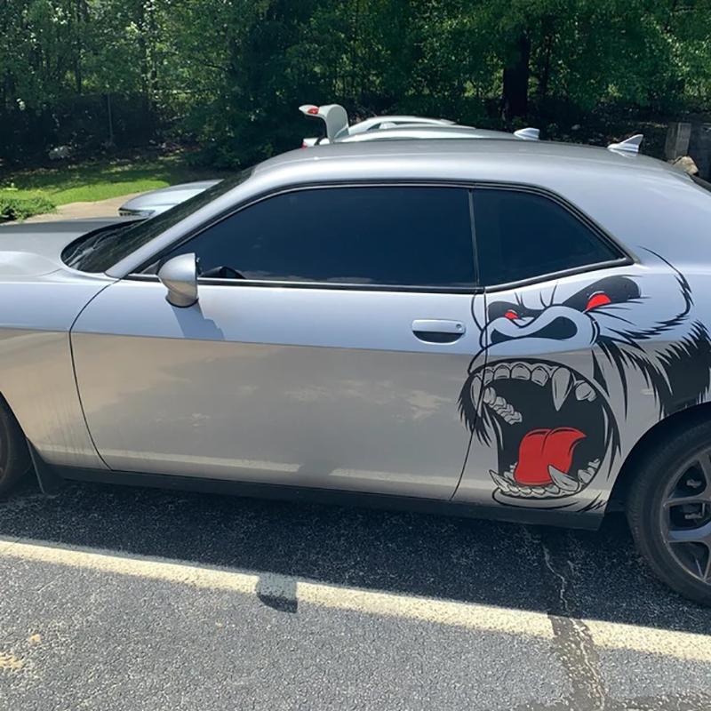 Горилла Кинг-Конг дизайн наклейки для автомобиля внедорожник большая боковая винтажная гранж капот дверь автомобиля кровать пикап грузовик виниловая графика