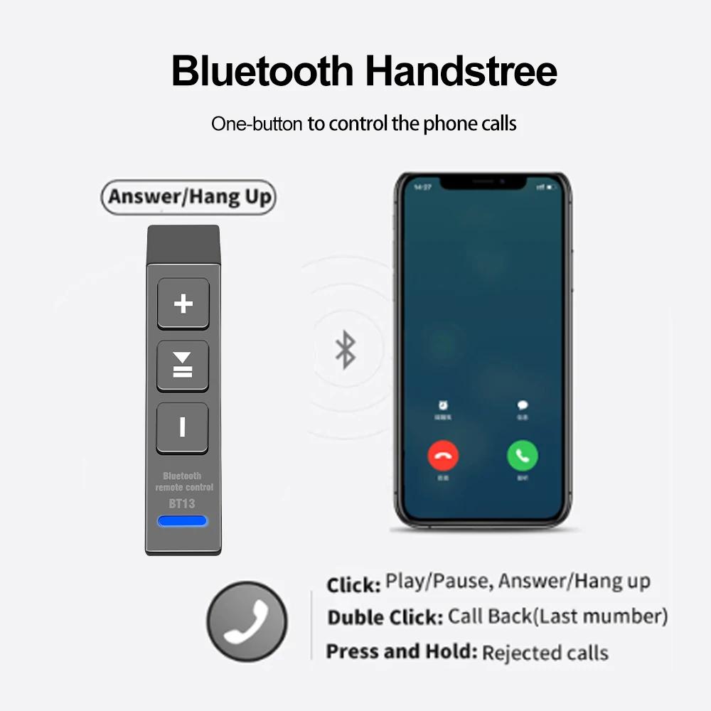 Bluetooth 5.0 Hands-free звонки мотоцикл пульт дистанционного управления водонепроницаемый руль велосипеда медиа-управление для автомобиля спорт на открытом воздухе