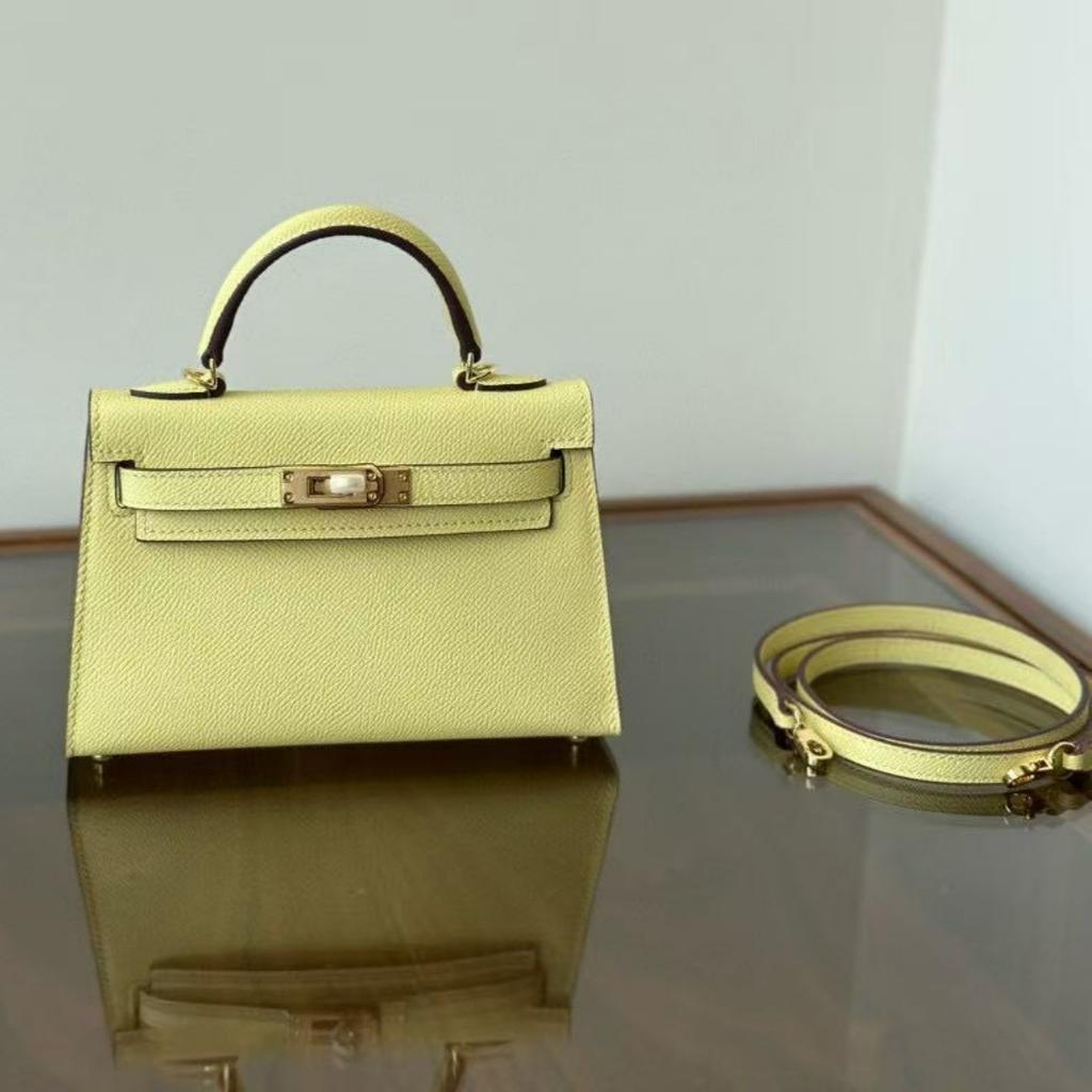 Euli Портативная цепочка-веревка второго поколения Пятизолотая пряжка с одним листом Мини-стиль для ношения через руку Женская сумка Замок с пряжкой